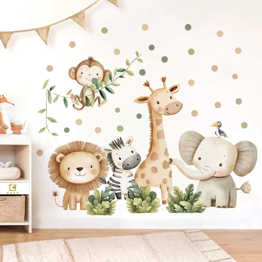 Baby Nursery Accessories - Autocollants muraux animaux de la forêt