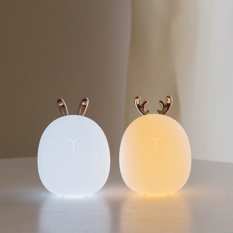 Baby Nursery Night Light - Veilleuse LED en silicone pour enfants,