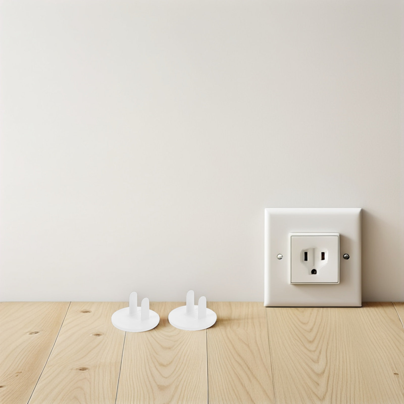 Outlet Cover Childproof - 50 pièces de caches-prises électriques blancs,