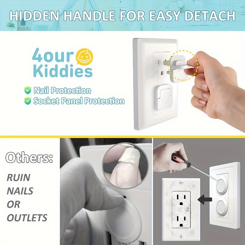 12/50 pièces Cache-prises de s - Outlet Cover Childproof avis et prix