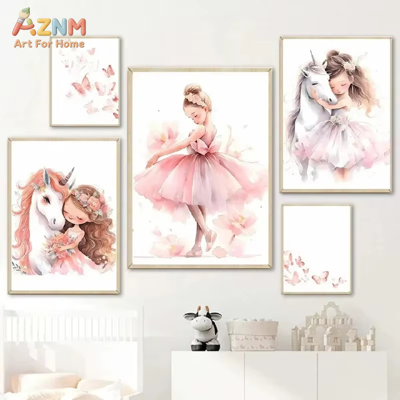 Affiche murale en toile décora - Baby Unicorn Nursery avis et prix