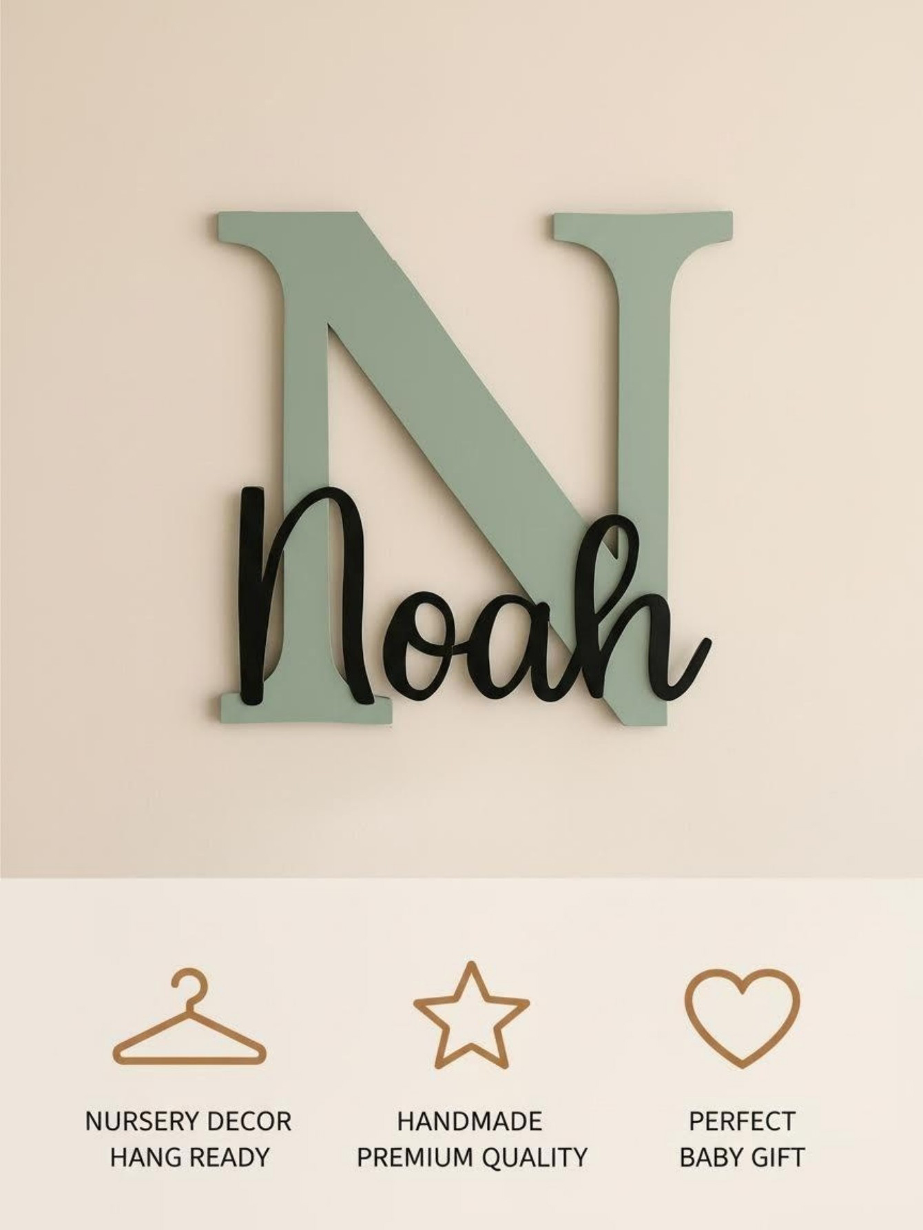 Panneau nominatif personnalisé - Baby Nursery Wall avis et prix