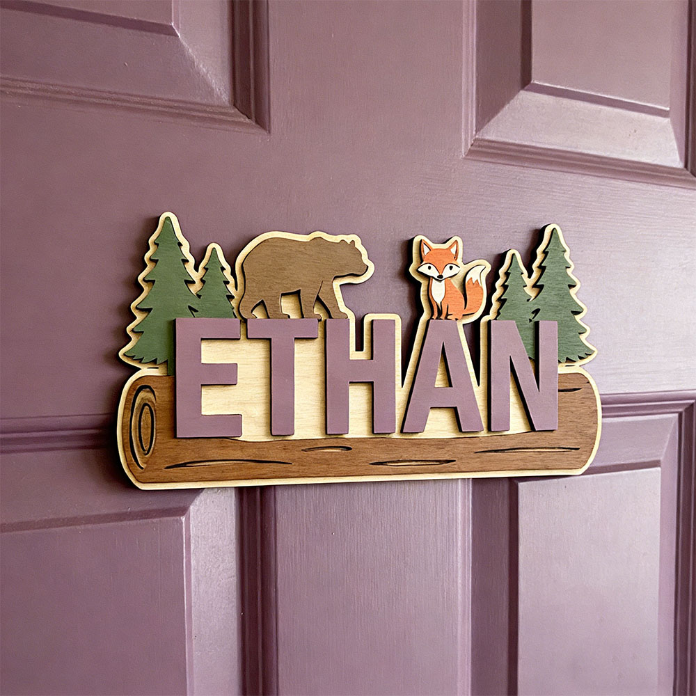 Plaque en bois personnalisée a - Baby Nursery Wall avis et prix