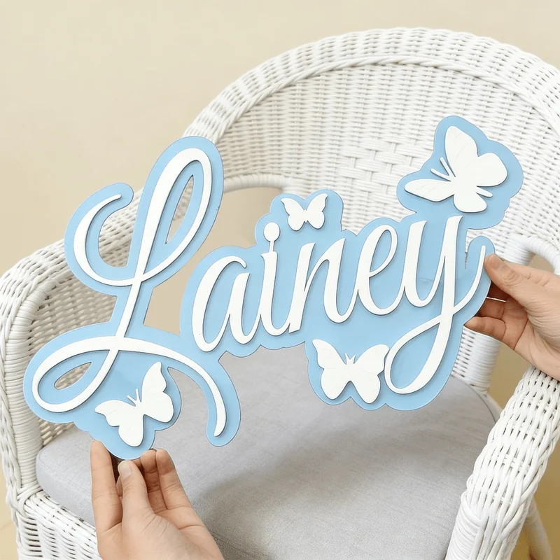 Plaque personnalisée avec le n - Baby Nursery Wall avis et prix
