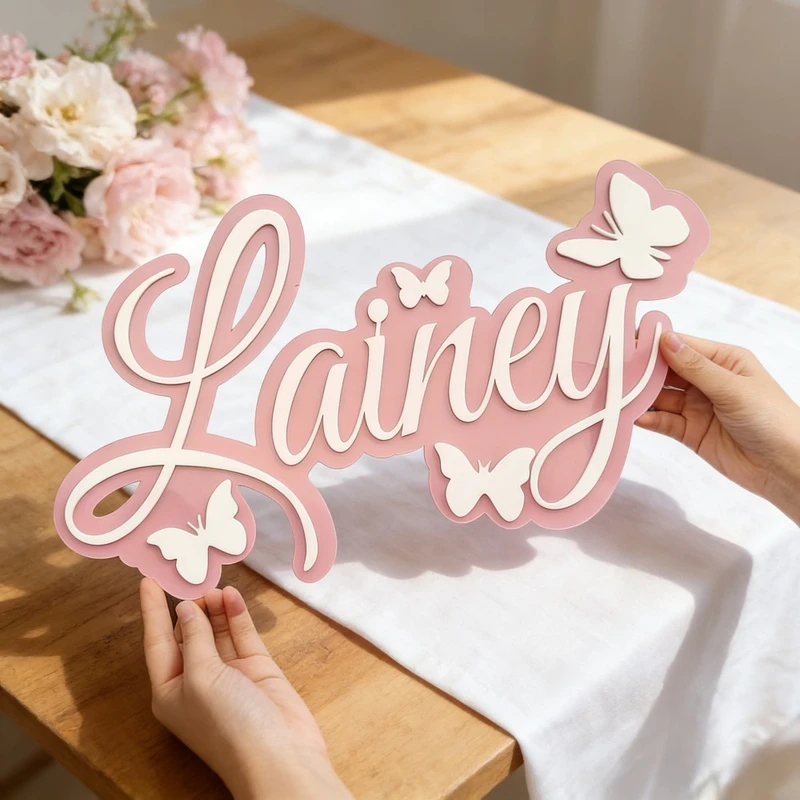 Plaque personnalisée avec le n - Baby Nursery Wall avis et prix