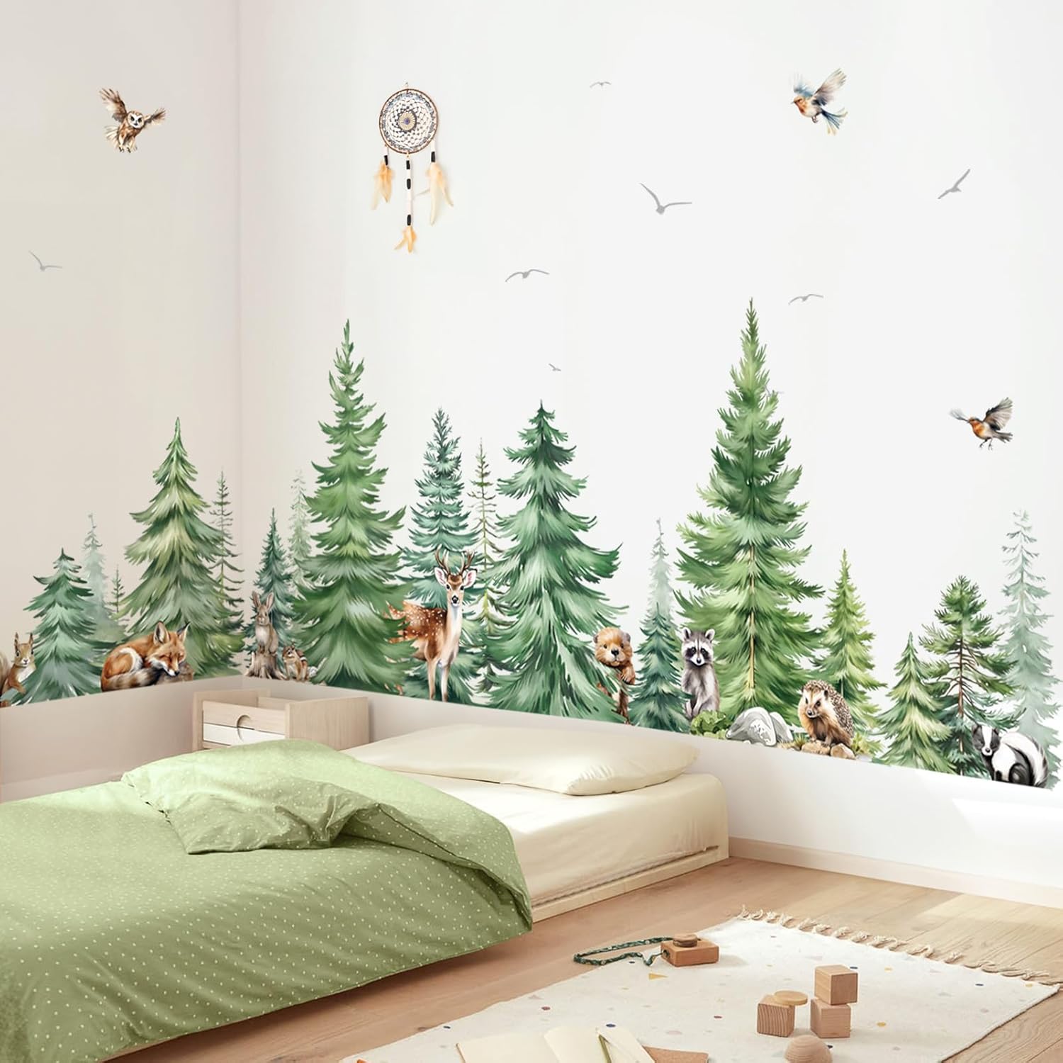Grand aquarelle pin animaux st - Baby Nursery Plants avis et prix