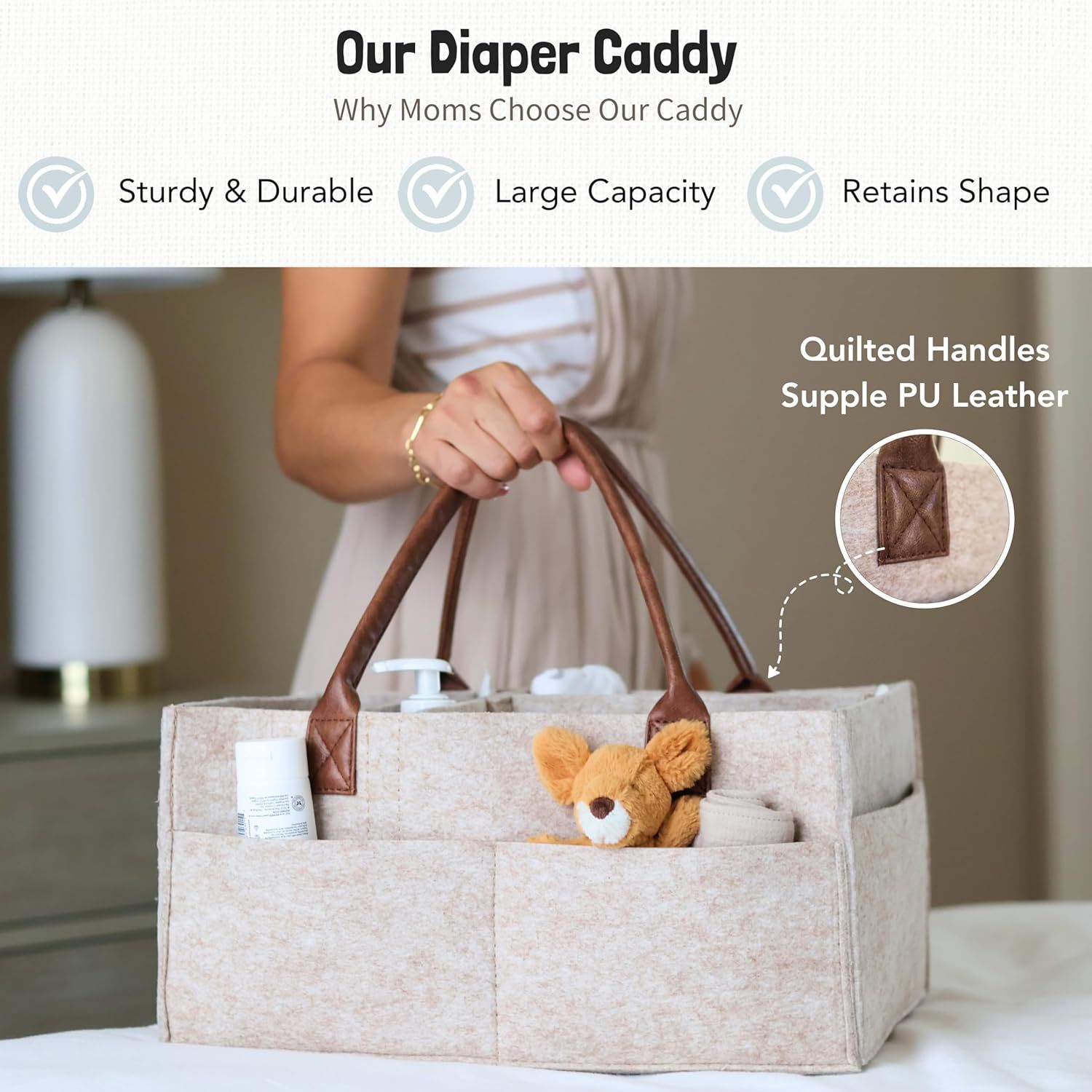 Panier de rangement en feutre  - Baby Nursery Storage avis et prix