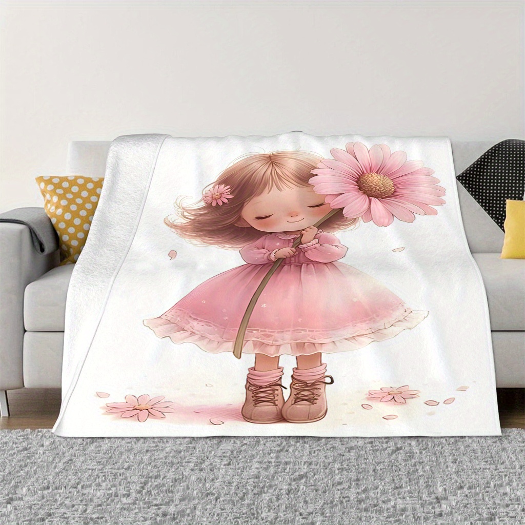 Couverture douce à motif flora - Baby Nursery Ideas Girl avis et prix
