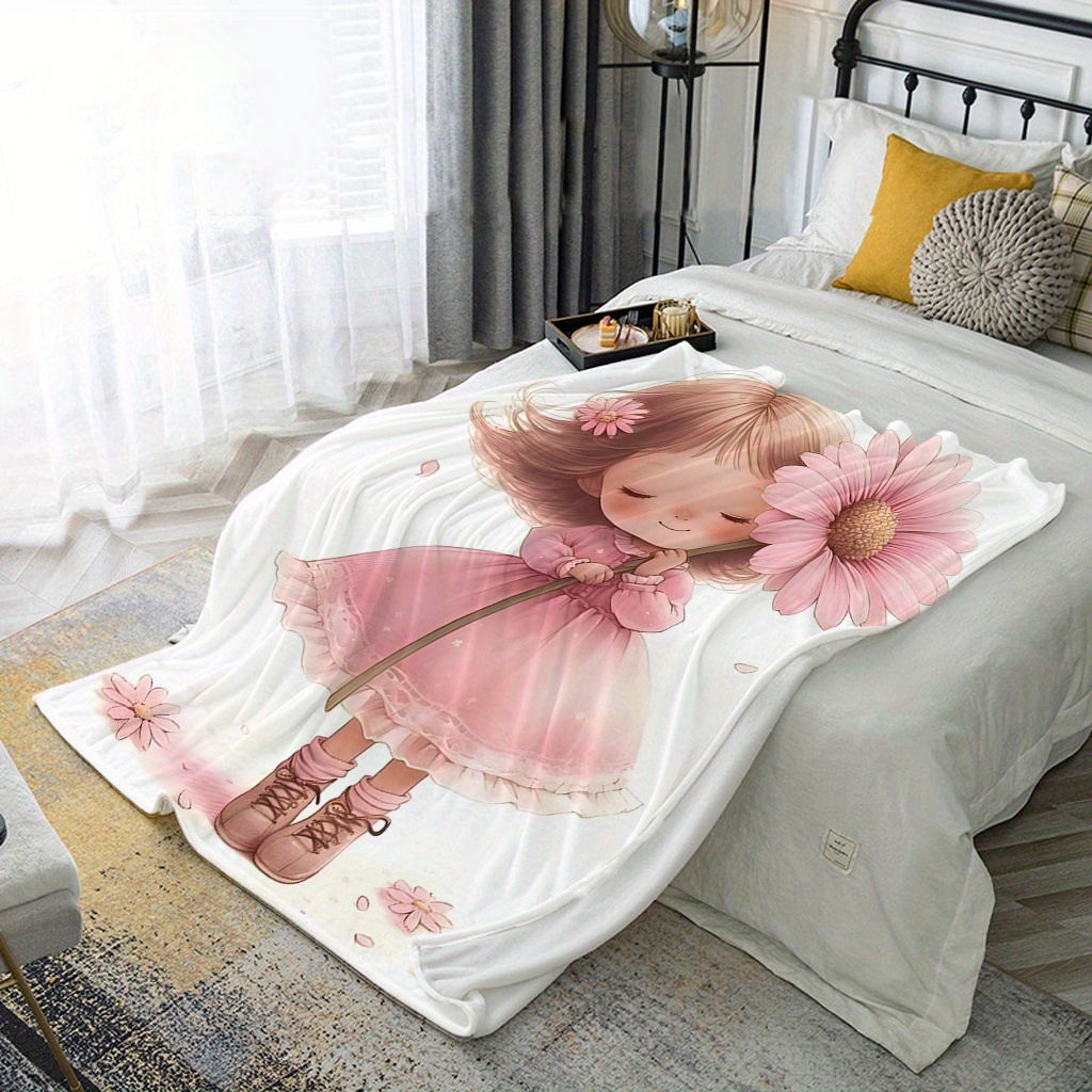 Couverture douce à motif flora - Baby Nursery Ideas Girl avis et prix