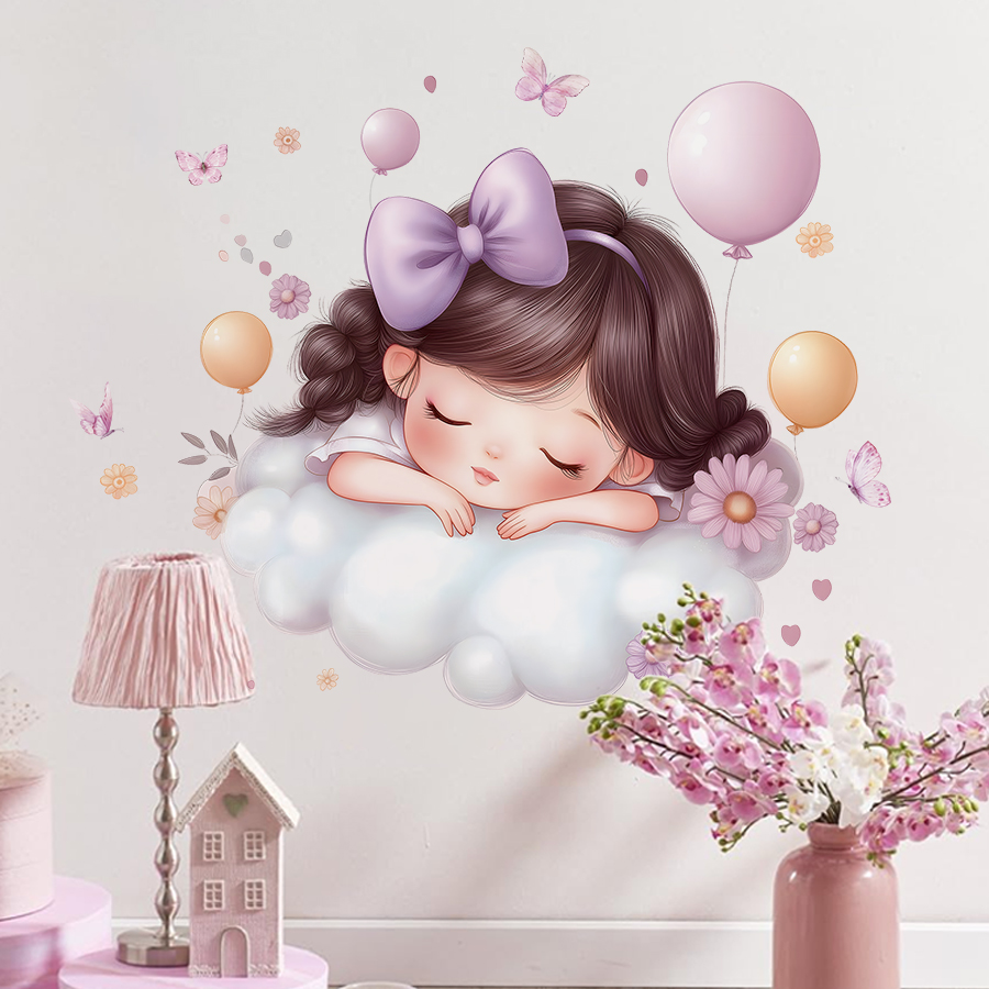 Fille lune papillons Stickers  - Baby Nursery Ideas Girl avis et prix