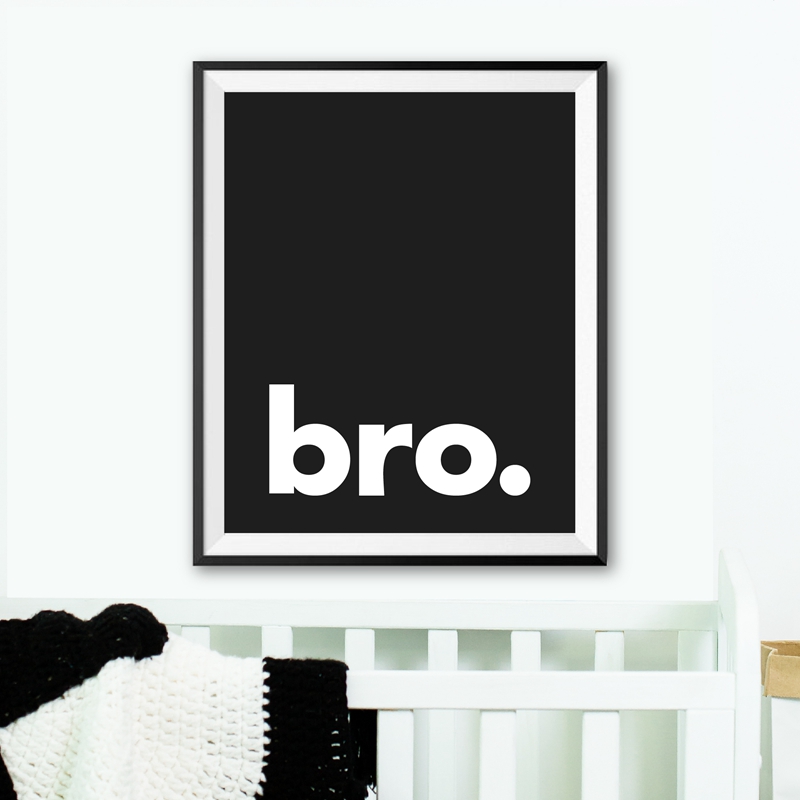 Fro. Affiche de calligraphie m - Baby Boy Nursery Quotes avis et prix