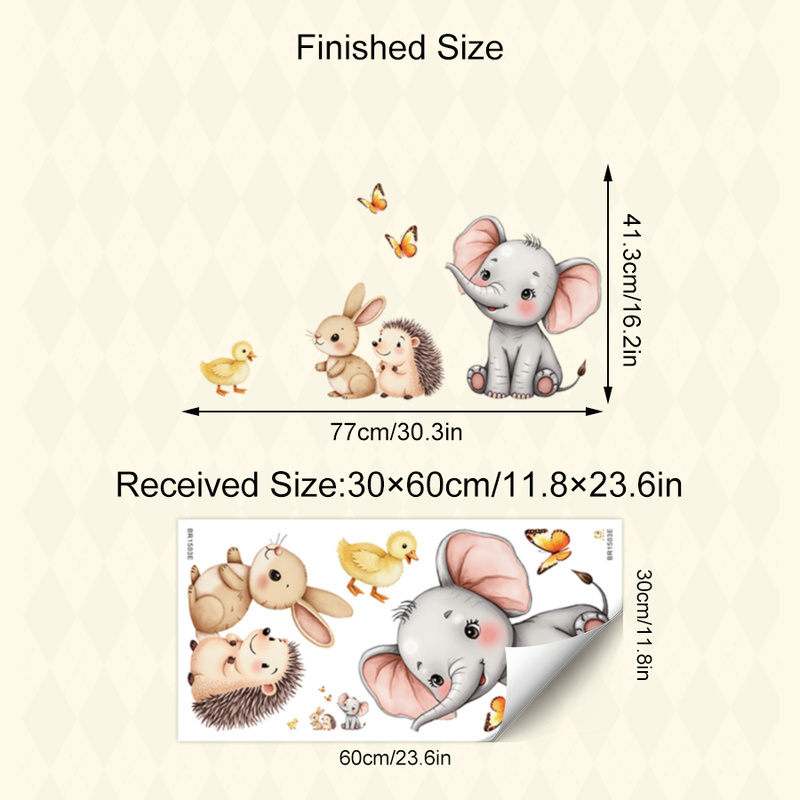 Autocollant mural d'animal de  - Baby Nursery Wall avis et prix