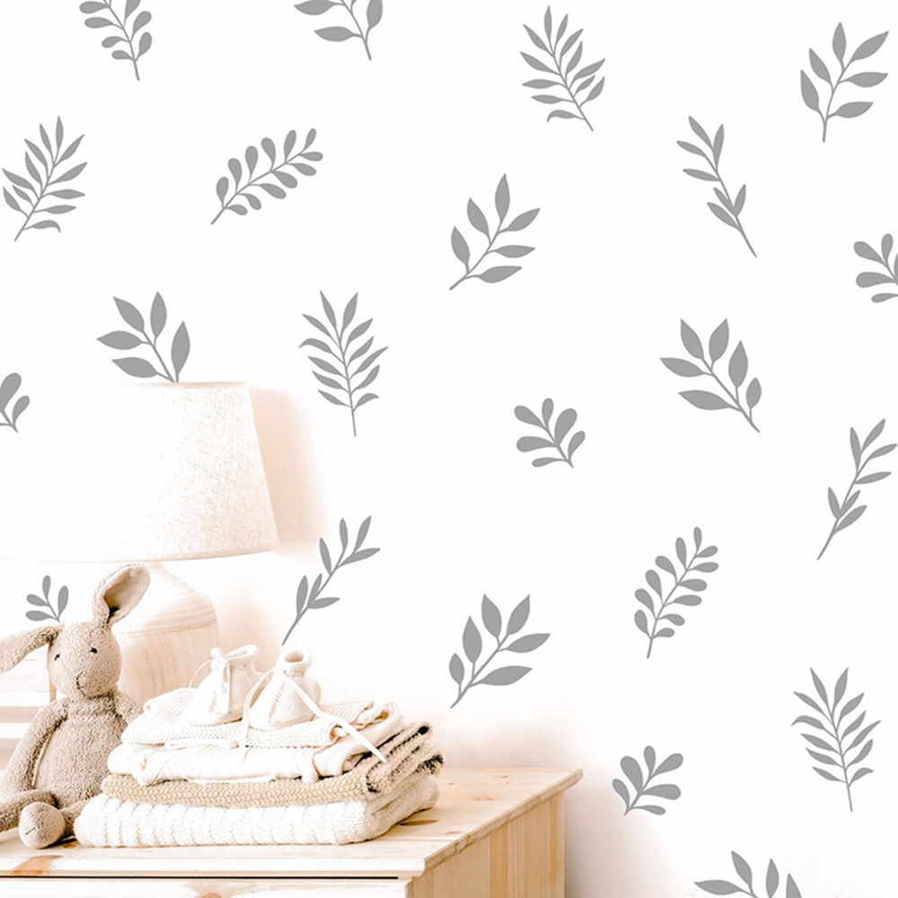 Autocollant mural botanique en - Baby Nursery Plants avis et prix