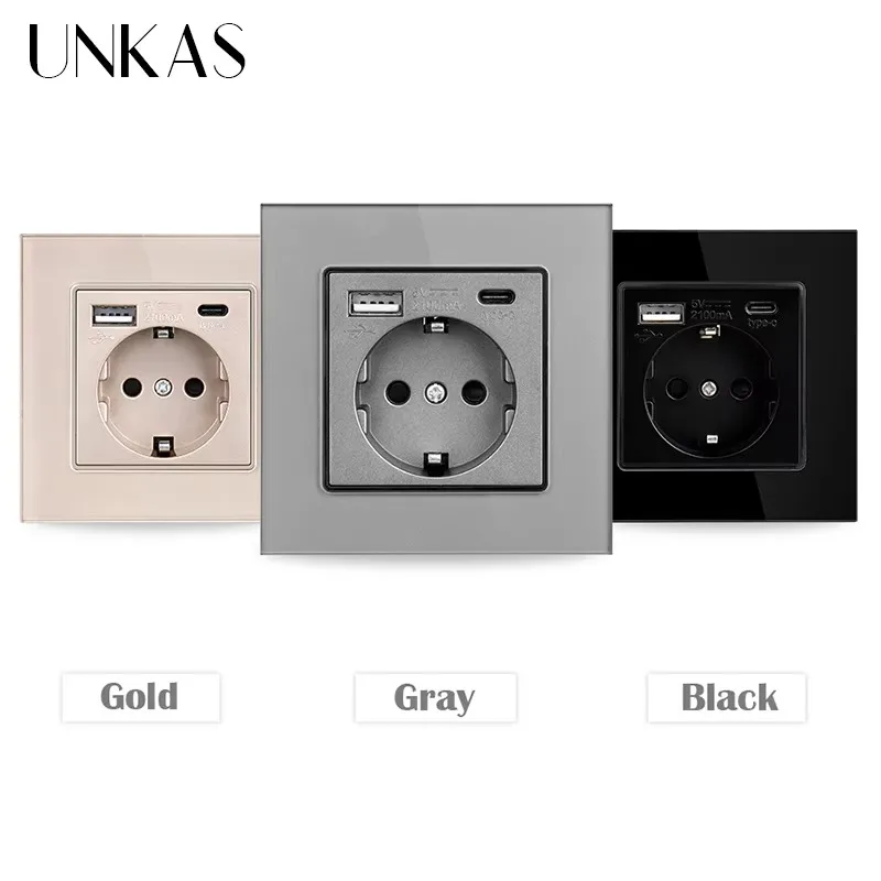 UNKAS type-c USB panneau en ve - Outlet Cover Childproof avis et prix