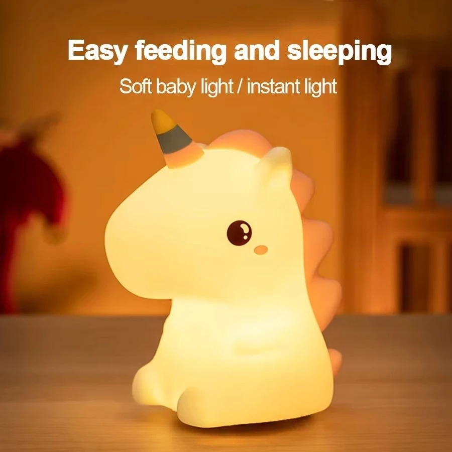 Lampe de nuit LED USB en silic - Baby Unicorn Nursery avis et prix