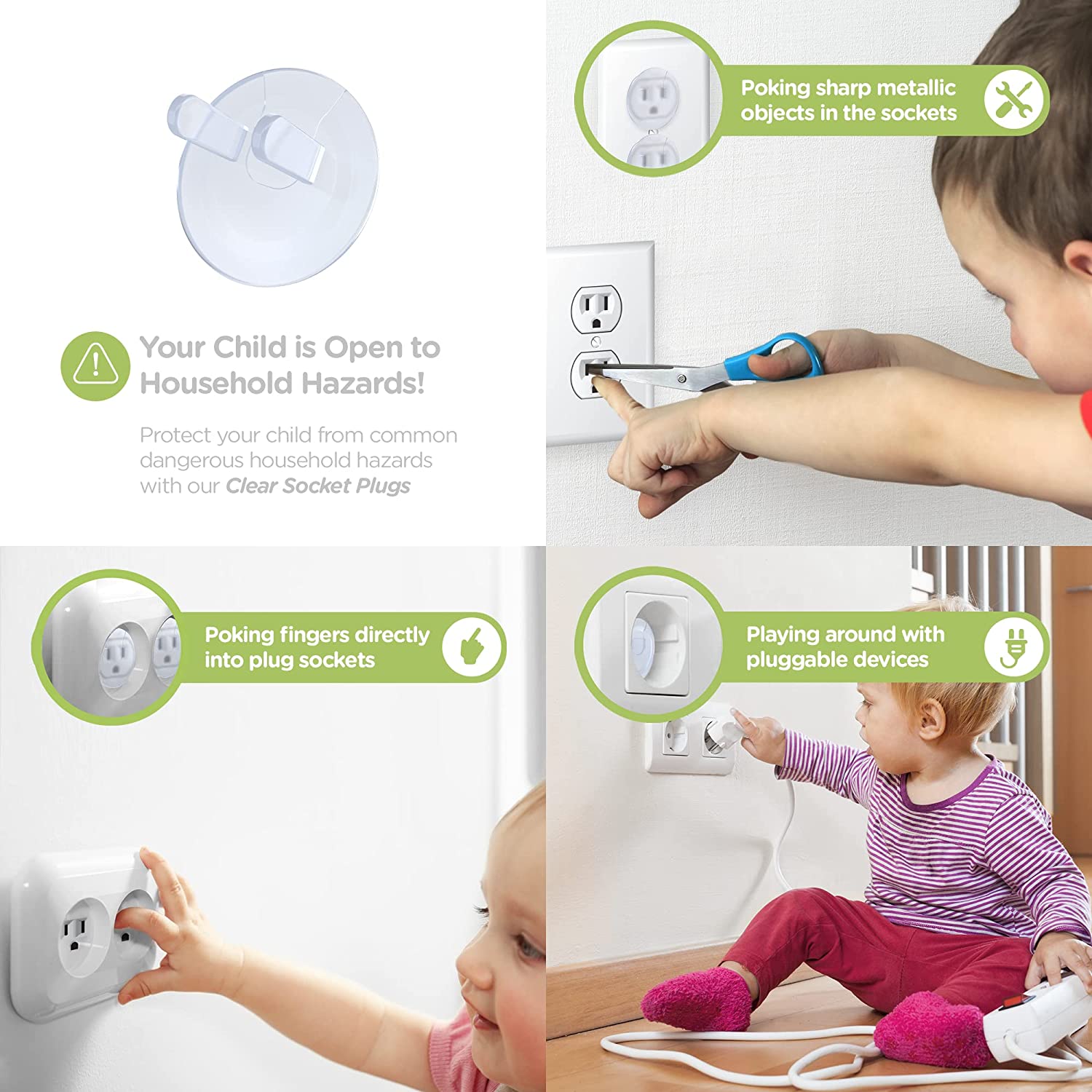 10 protections de prises élect - Outlet Cover Childproof avis et prix