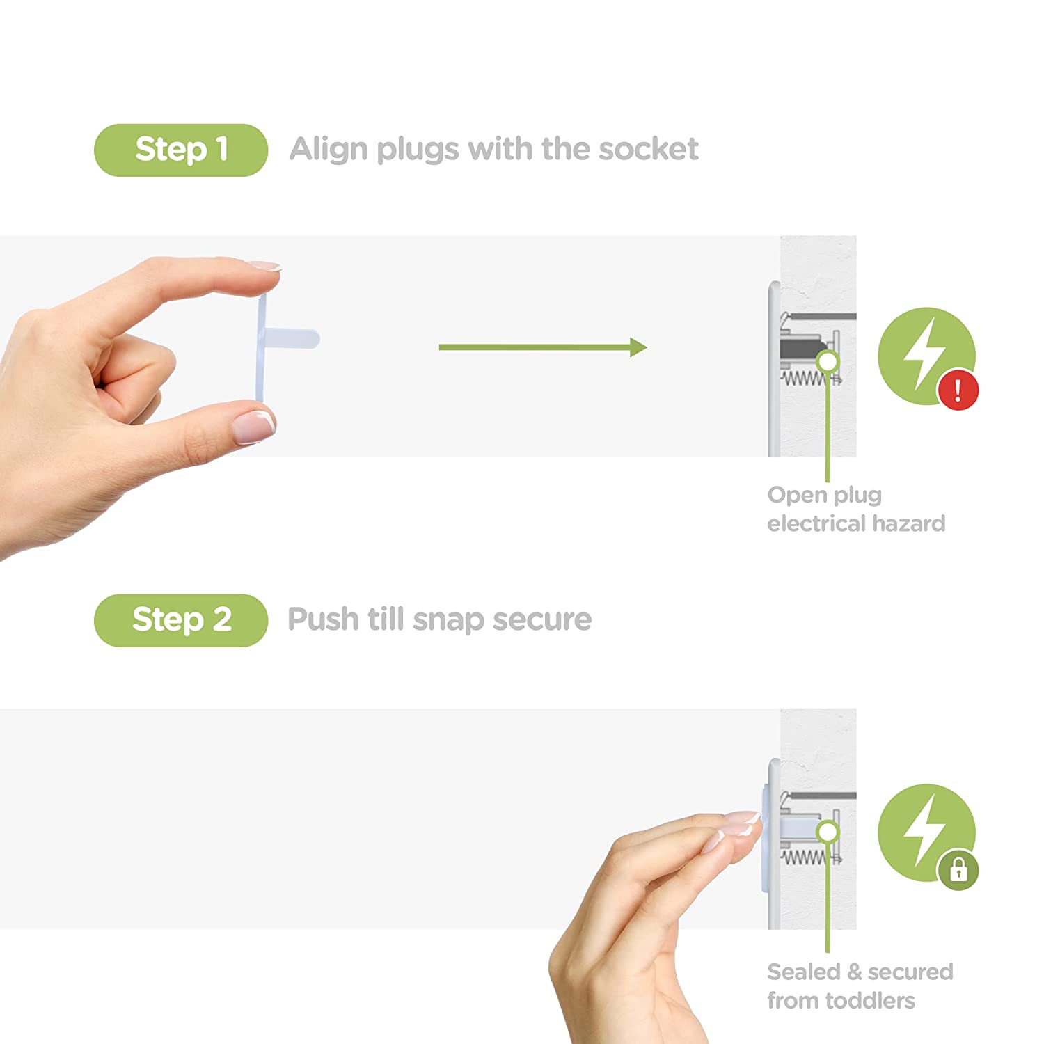 10 protections de prises élect - Outlet Cover Childproof avis et prix