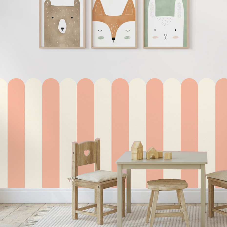 Papier peint en Arc à rayures  - Baby Nursery Wall avis et prix