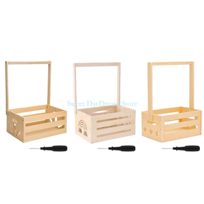 Y88C Baby-showers en bois Pani - Baby Nursery Basket avis et prix