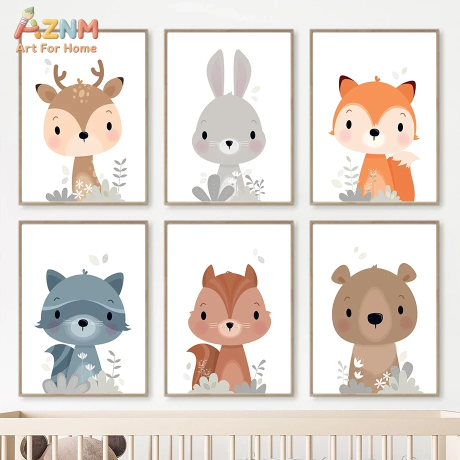 AZNM Décoration murale en toil - Baby Nursery Plants avis et prix